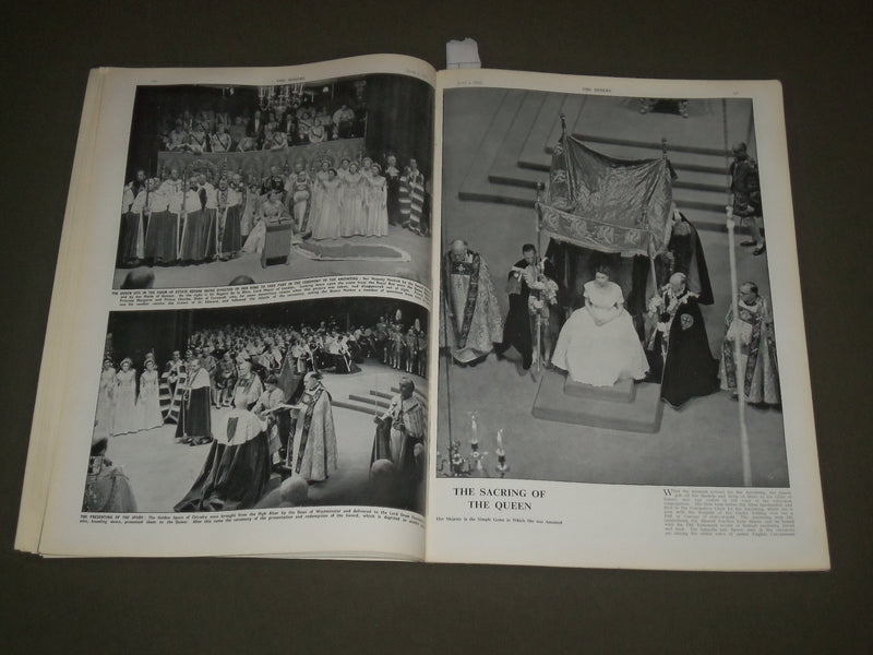 1953 JUNE 6 THE SPHERE MAGAZINE - CORONATION OF QUEEN ELIZABETH II - SP 8307