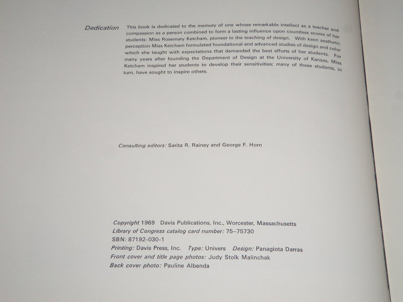 1969 DESIGNING WITH LIGHT ON PAPER AND FILM BOOK BY ROBERT W. COOKE - KD 3800