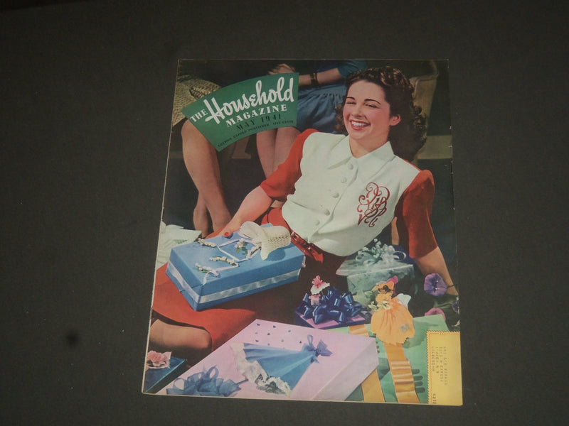1941 MAY THE HOUSEHOLD MAGAZINE - ILLUSTRATIONS, STORIES & ADS - SP 7755