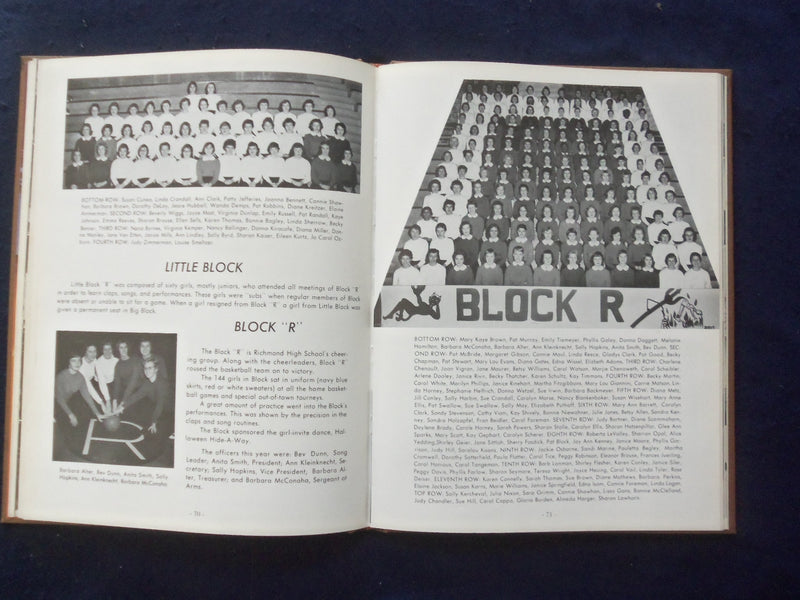 1960 PIERIAN RICHMOND HIGH SCHOOL YEARBOOK - RICHMOND, INDIANA - YB 1926P