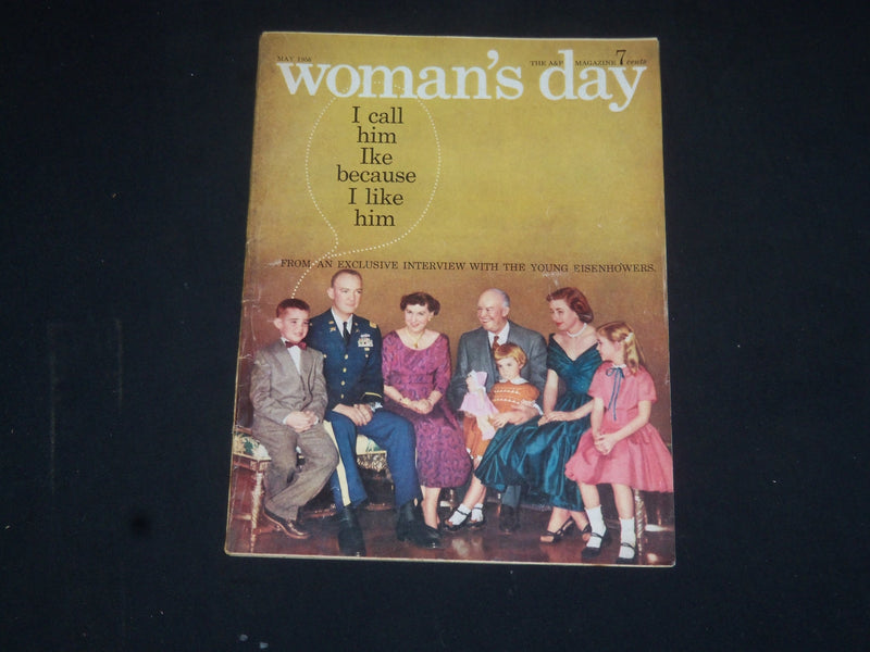 1956 MAY WOMAN'S DAY MAGAZINE - EISENHOWER FAMILY - SP 5924