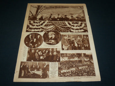 1929 JANUARY 6 NEW YORK TIMES ROTO PICTURE SECTION - GOVERNOR ROOSEVELT- NT 9394