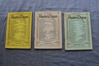 1936 READER'S DIGEST MAGAZINE - LOT OF 12 - COMPLETE YEAR - O 3342