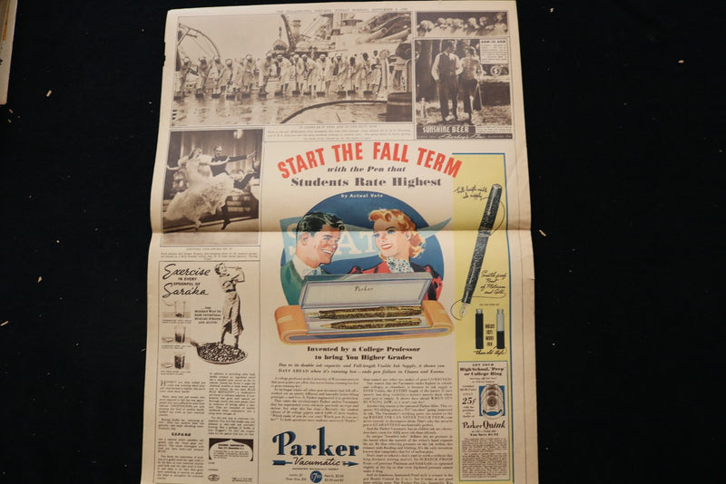 1936 SEP 6 PHILADELPHIA INQUIRER MAGAZINE - BETTE DAVIS COVER - E 26335