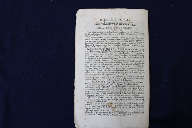 1847 OCTOBER 1 PRACTICAL EDUCATOR JOURNAL OF HEALTH SOFTCOVER BOOKLET - K 942
