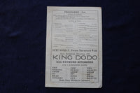 1902 FEBRUARY 24 KING DODO PROGRAMME - RAYMOND HITCHCOCK - K 1693