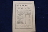 1900 JUNE MASTERS IN ART - SOFTCOVER - REMBRANDT - 10 PLATES - K 1523