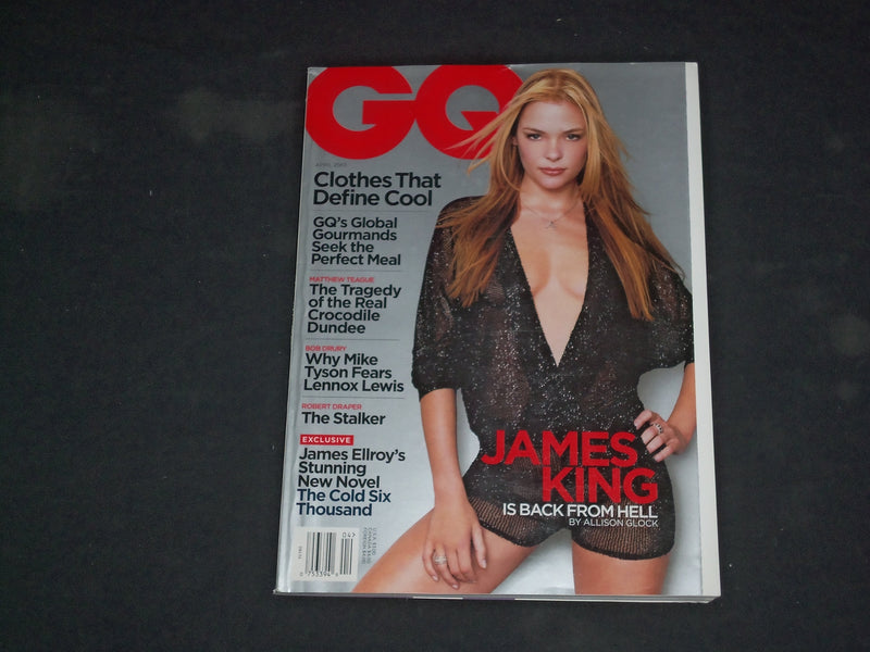 2001 APRIL GQ MAGAZINE - JAMES (JAIME) KING COVER - B 4258