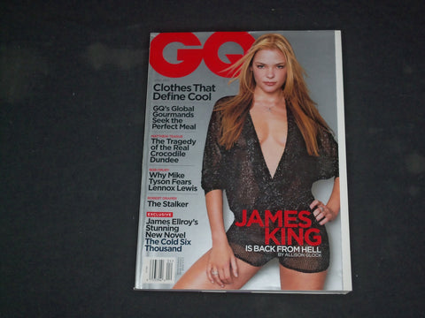 2001 APRIL GQ MAGAZINE - JAMES (JAIME) KING COVER - B 4258