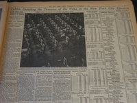 1941 NOV 5 NEW YORK TIMES - LA GUARDIA WINS A THIRD TERM BY 137,000 - NT 6314