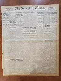 1921 FEBRUARY 21 NEW YORK TIMES - HARDING EXPECTED TO NAME HOOVER - NT 8134
