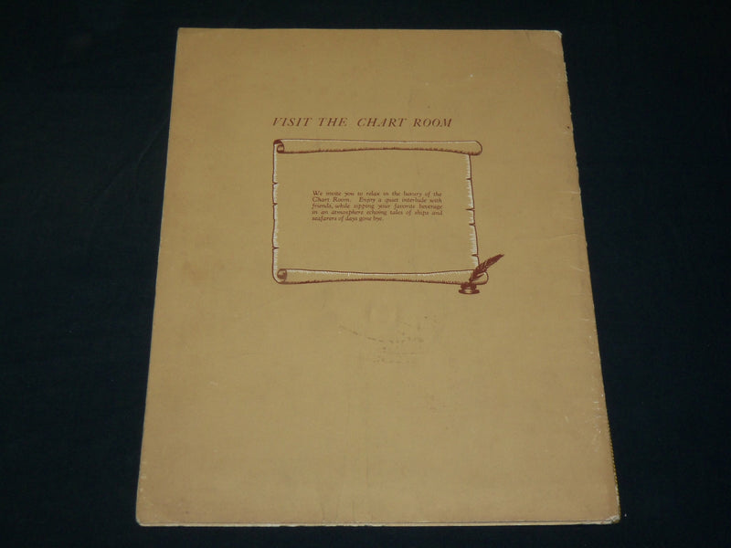 1960'S NOVA SCOTIAN HOTEL - EVANGELINE ROOM MENU - J 5968