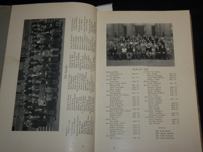 1932 THE REFLECTOR CLIFTON HIGH SCHOOL YEARBOOK - NEW JERSEY - J 6861