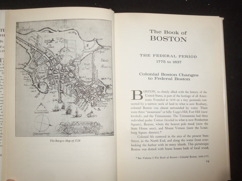 1961 THE BOOK OF BOSTON THE FEDERAL PERIOD HARDCOVER BOOK-MARJORIE ROSS- KD 9229