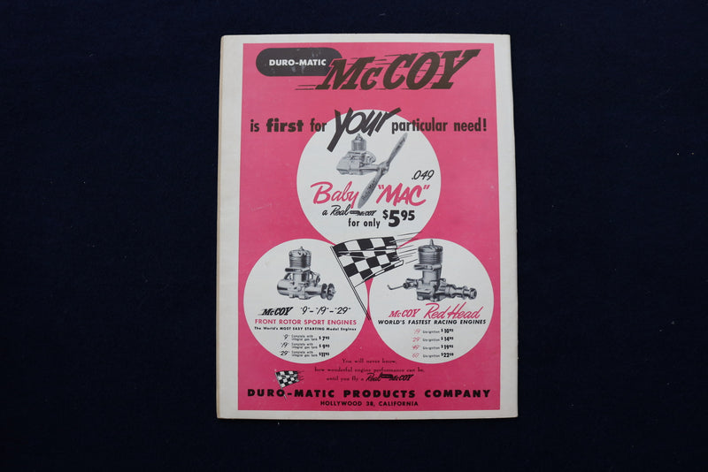 1951 APRIL MODEL AIRPLANE NEWS MAGAZINE - BOULTON PAUL DELTA COVER - E 11493