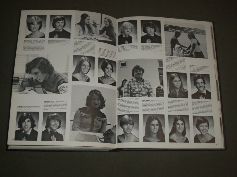 1977 THISTLE NORTHERN HIGHLANDS REGIONAL H.S. YEARBOOK - JAMES COMEY - YB 1341