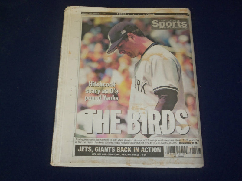 2001 SEP 23 NY DAILY NEWS NEWSPAPER - WINGS OF WAR - BOMBERS TO GULF - NP 4070