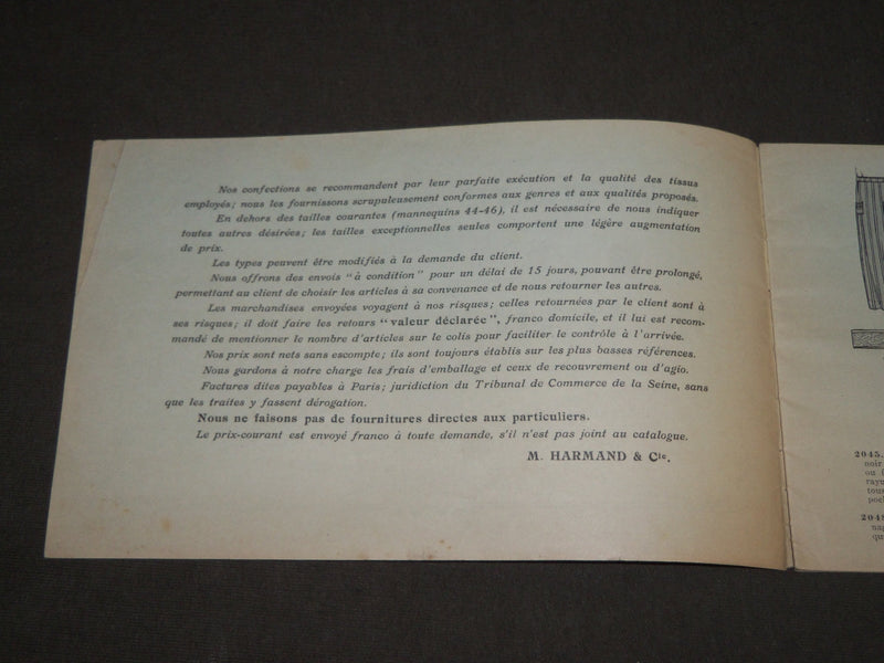 1925 SUMMER M. HARMAND & CIE POUR DAMES FRENCH CATALOGUE - FR 1131