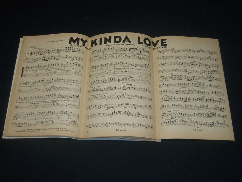 1929 MY KINDA LOVE MUSIC FOLIO - JO' TRENT - LOUIS ALTER - J 5661