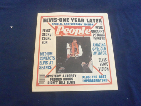 1978 MODERN PEOPLE NEWSPAPER - ELVIS - ONE YEAR LATER ANNIVERSARY - NP 5717