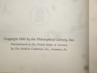 1950 OUT OF MY LATER YEARS HARDCOVER BOOK BY ALBERT EINSTEIN - KD 9115