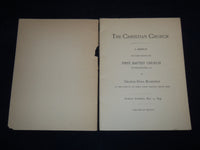 1894 THE CHRISTIAN CHURCH SERMON BY GEORGE DANA BOARDMAN - INSCRIBED - J 8860