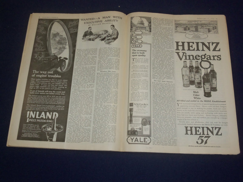 1918 FEBRUARY 16 COLLIER'S MAGAZINE - THE YANKS ARE COMING! - ST 6726