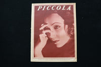 1934 AUGUST 21 PICCOLA MAGAZINE - DOLORES DEL RIO COVER - E 25321