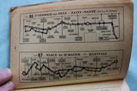 1965 PLAN-GUIDE DE PARIS - SOFTCOVER BOOK - K 2550