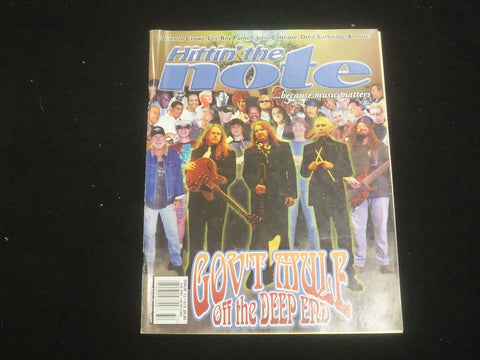 2001 FALL HITTIN' THE NOTE MAGAZINE - GOV'T MULE OFF THE DEEP END - ST 7026