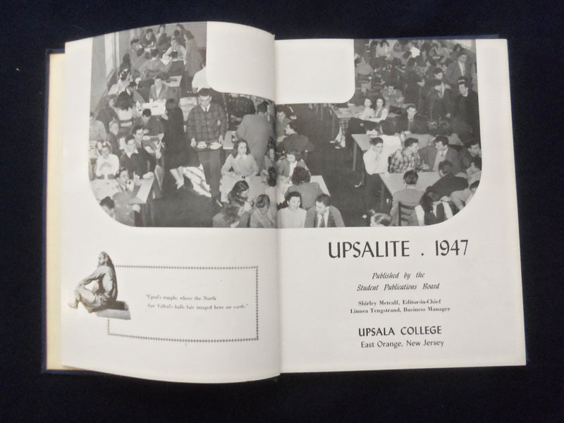 1947 UPSALITE UPSALA COLLEGE YEARBOOK - EAST ORANGE, NEW JERSEY - YB 3074