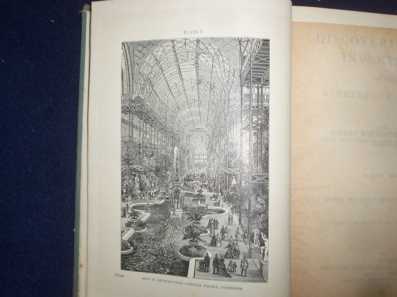 1891 DISCOVERIES AND INVENTIONS OF THE 19TH C. HARDCOVER BOOK-ROUTLEDGE- KD 9031