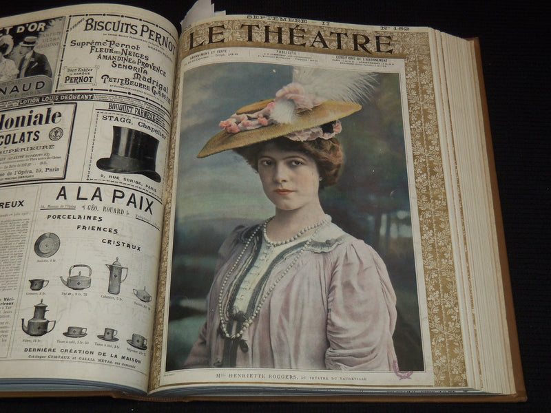 1905 JULY-DECEMBER LE THEATRE MAGAZINE BOUND VOLUME - 12 ISSUES - KD 2278K
