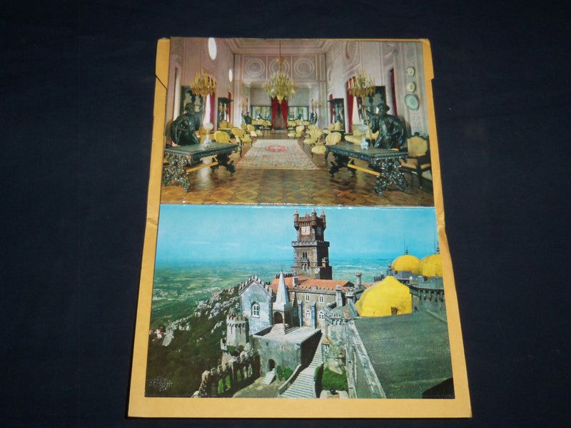 1940'S PALACIO DA PENA PORTUGAL POSTCARD PACK - TOPOGRAPHICAL - J 8743