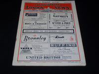 1955 JANUARY 22 ILLUSTRATED LONDON NEWS MAGAZINE NICE COVERS & ADS - E 4283
