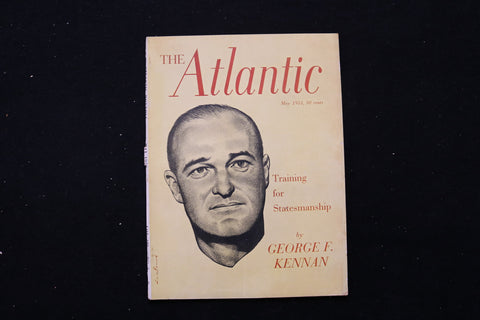1953 MAY THE ATLANTIC MAGAZINE - TRAINING FOR STATESMANSHIP COVER - E 10885