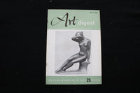1945 JULY 1 THE ART DIGEST MAGAZINE - NUDE BY ARISTIDE MAILLOL COVER - E 10230