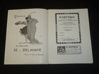 1926 EMPIRE MUSIC HALL FRENCH PROGRAM - O. DUFRENNE & H. VARNA - J 5386