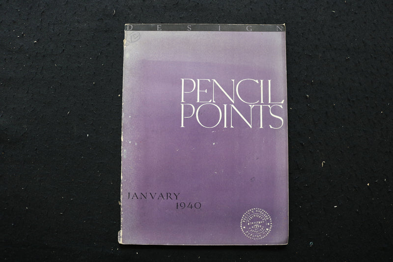 1940 JANUARY PENCIL POINTS MAGAZINE - SP 4187P
