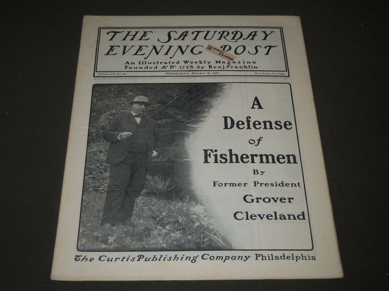 1901 OCTOBER 19 THE SATURDAY EVENING POST MAGAZINE - ILLUSTRATED COVER - SP 554