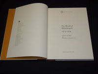 1966 THE WORLD OF LEONARDO - MICHAELANGELO BOOK LOT OF 4 - NICE PRINTS - R 732I