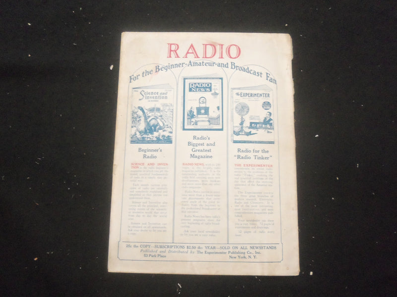 1925 JULY RADIO REVIEW MAGAZINE - VOLUME 1, NUMBER 2 - B 433W