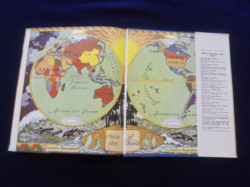 1943 LITTLE FOLKS OF OTHER LANDS HARDCOVER BOOK BY WATTY PIPER - KD 8334