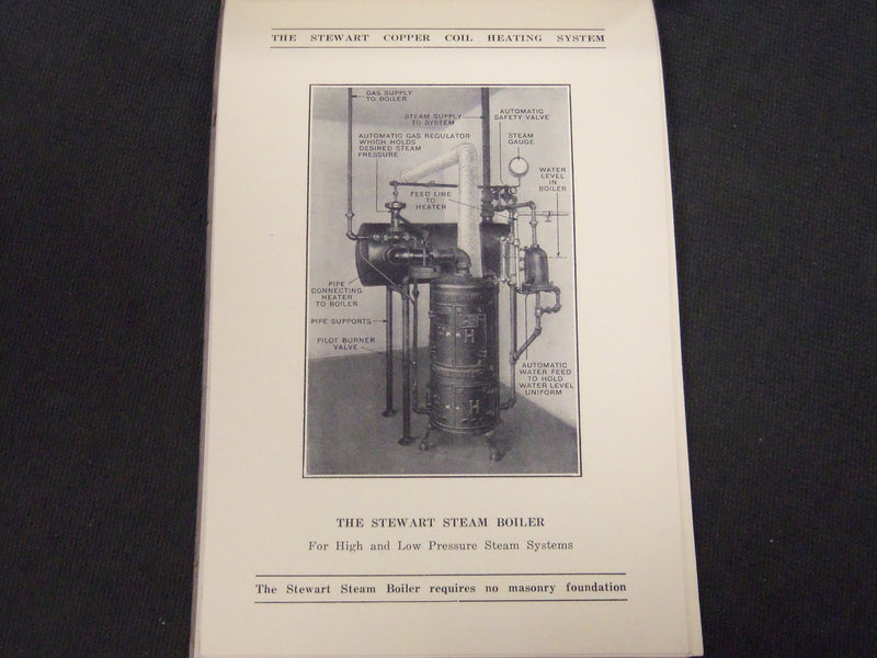 1900'S STEWART COOPER COIL HEATING SYSTEM CATALOGUE - PITTSBURGH PA - J 5233