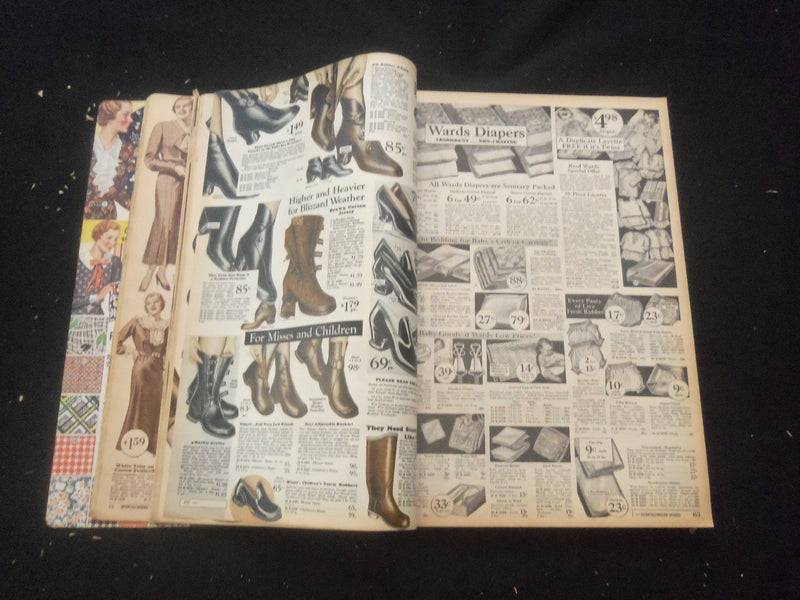 1934-35 FALL AND WINTER MONTGOMERY WARD CATALOG - PORTLAND, OREGON - R 93K