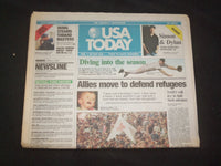 1999 APRIL 5 USA TODAY NEWSPAPER - ALLIES MOVE TO DEFEND REFUGEES - NP 8019