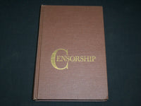 1964 CENSORSHIP SEARCH FOR OBSCENE HARDCOVER BOOK BY ERNST & SCHWARTZ- KD 6572