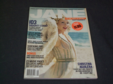 2004 SEPTEMBER JANE MAGAZINE - CHRISTINA AGUILERA - SP 3661