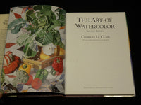 1994 THE ART OF WATERCOLOR HARDCOVER BOOK BY CHARLES LE CLAIR - I 1959