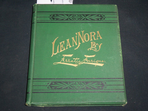 1878 LEAN 'NORA A RESURRECTION HARDCOVER BOOK BY ERRATIC ENRIQUE - KD 6663